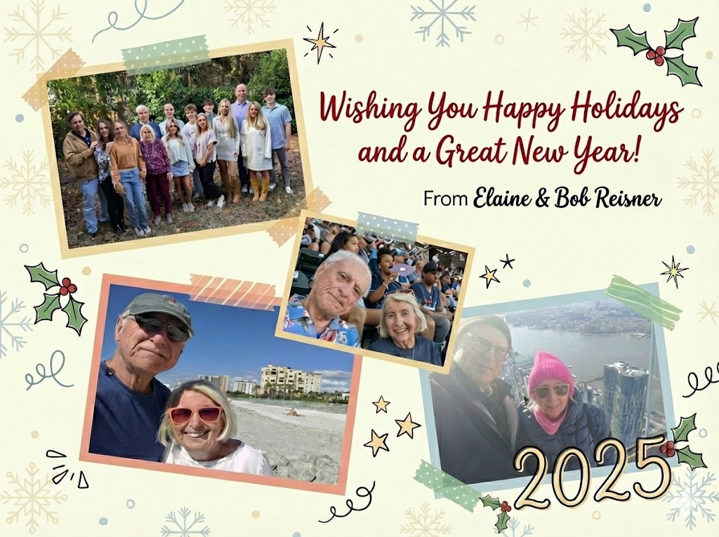 Bob and Elaine Reisner family photo
